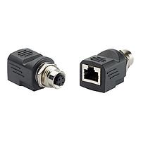 Panduit ICAM12DRJS ຕົວແປ Coupler Adapter IndustNET M12 D-Code Femal