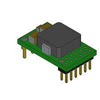 CUI Inc NDM2Z-25HT-V-001 ບໍ່ແຍກຕ່າງ / PoL 4.5-14Vin .6-3.3V TH 25A 82.5W Digtl VTRK