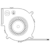 Delta Electronics, Inc. BFB1012UH-BA40ZYD ພັງລົມລົມສົດສະຫຼຸບ Centrifugal Fans Blower Fan, 97x94x25mm, 14.2VDC, 36.938CFM, Lock Rotor Sensor, Tach/PWM
