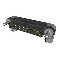 Amphenol Socapex MHDAS2M030YCE61 ຕົວເຊື່ອມ Micro HDAS 30 ຊາຍມີມຸມຂວາ ຂາຍຄອມພິວເຕີຕິດຕໍ່ 30 ຕໍ່ຕຳແໜ່ງ ກົງ 1.27 ມມ 2 ແຖວ ມີມຸມຂວາ