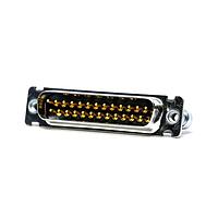 ITT Cannon DBMZ25PNK87 ຕູ້ຕໍ່ມາດຕະຖານ D-Sub DSUB 25 M PCB STR G TIN