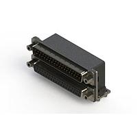 EDAC 663-037-364-043 ຕູ້ສະຫນອງ Dual Port D-Sub ມຸມຂວາ ຕູ້ສະຫນອງ Dual Port D-Sub