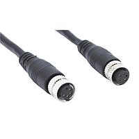 NorComp CCA-000-M02R206 ເສັ້ນສາຍອາເຊນເຊີ / ເສັ້ນສາຍອັກຕູເວີ M8 5p ຜູ້ຍິງ/ຜູ້ຍິງ ຕົວຕົວແບບຕົວແບບ 2m