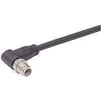 HARTING 09488000011005 ເສັ້ນສາຍອ່ານສະເຫຼີມ / ເສັ້ນສາຍອັກຊັເຕວເຣີ M12 D-code ການປະກອບເສັ້ນສາຍທີ່ມີການຄຸມຄອງດ້ວຍຍາມ, ສິ່ງສົມບູນດ້ານເດັດ, ຊາຍຊາຍມີມຸມ, EtherRail Flex (4xAWG22/7), ສີດຳ, 0.5m