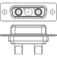 Amphenol Commercial Products LCC17A3W3SM2N1 ຕິດຕໍ່ປະສົມ D-Sub DSUB 3W3 SV SC 122D 1 3
