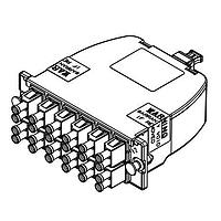 Panduit FC2ZN-24-10AS ຕົວເຊື່ອມຕໍ່ OM4 24-FIBER TOTAL LC DUPLEX ADAPTER