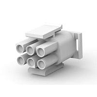 AMP Connectors - TE Connectivity 350715-1 ກອງປະກອບປລັກ PLUG HOUSE. 6 POS.