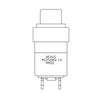 Amphenol Nexus Technologies NX301AB1B ສະຫນັບສະຫນູນ Switch ແບບປິດສີດຳ