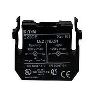 Eaton E22DL24W ເຄື່ອງສະແດງໄຟ LED ແບບບໍ່ເປັນແຫຼ່ງແຮງງານຫນັກ 24V ສີຂາວ ໄຟຕົວຈິງໂວລ໌ຕ໌
