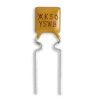 Littelfuse RKEF050-AP ຟິວສ໌ທີ່ສາມາດຕັ້ງຄ່າໃໝ່ໄດ້ - PPTC 60V 40A Ammo Pack ອຸປະກອນທີ່ມີຂາຮູບພາກລາດິອລ