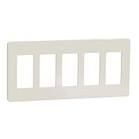 Square D SQWP141005LA ກອງປົກກັນ 5 GANG SCREWLESS MATTE WALL PLATE LA