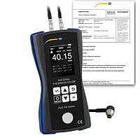 PCE TG 150-ICA ເຄື່ອງວັດແທກຄວາມໜາ (1~300 mm; ISO Calibration Cert.)