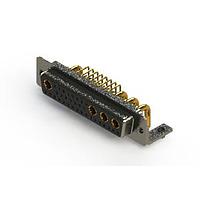 EDAC 630-36W4640-2N3 ຕູ້ຕິດຕໍ່ D-Sub ປະສົມມຸມຂວາ ຕູ້ຕິດຕໍ່ພະລັງງານ Combo D-Sub