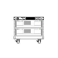 iDRC DC-RACK2 Rack Enclosure (2 units, 7U, 36kW ~5kW)