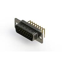 EDAC 629-M15-240-GN1 ຕົວເຊື່ອມ D-Sub - ຕົວເຊື່ອມ D-Sub ມຸມຂວາ ຄວາມໜາແບບມາດຕະຖານ