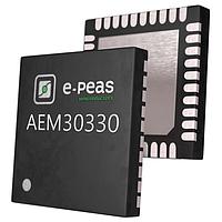 e-peas AEM30330-QFN ການຄຸ້ມຄອງແບັດເຕີຣີ ຫຼາກຫຼາຍປະໂຫຍດສູງ, ຜົນຜະລິດດຽວທີ່ຖືກຄວບຄຸມ, ຕົວຈັດການພະລັງງານອ້ອມຂ້າງ Buck-Boost ສໍາລັບແຫຼ່ງກໍາເນີດ AC/DC