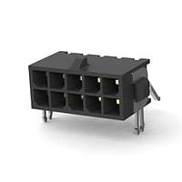 AMP Connectors - TE Connectivity 4-794626-0 ຫົວຂໍ້ HDR PIN 2X05C R/A BLK SMT