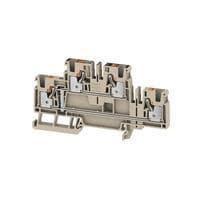 Weidmuller 2540020000 ບລັອກຕິມເນີລບຣິວມະ DIN Rail A2T 4 VL