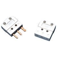 OMEGA MTP-TI-M ຕົວເຊື່ອມລະບົບອຸປະກອນວັດອຸນຫະພູມຂະໜາດນ້ອຍ 3 ແຂວນ, RTD, ແລະ Thermistor (T, IEC, Miniature Male Thermocouple Connector)