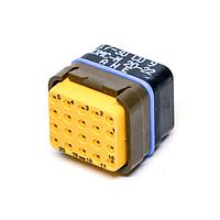 DEUTSCH - TE Connectivity DMC-M20-22ANE ຕູ້ຕໍ່ສັນ MIL Spec ຮູບສະແກນສີ່ແຂ້ວ DMC INS P 20C 20#22 N LC E