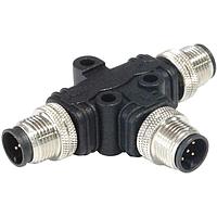 Bulgin PXPPVC12TSMM05AFIIFI T-Adapter M12 A-Coding 5 Pins T Splitter(M12*
