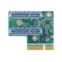 IEI Technology HPR-L2S-R10 ອຸປະກອນເສີມ Modules PCIe x4 ເປັນບັດຍົກລະດັບ PCIe x2 ສອງອັນ ສໍາລັບ HYPER ຢູ່ດ້ານຊ້າຍ