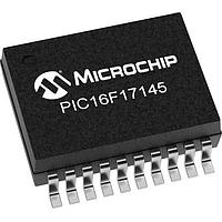 Microchip Technology PIC16F17145-E/SS MCU's 14KB Flash, 512B RAM, 128B EEPROM, 12b Diff. ADCC, 1xOP-AMP, 2x16-bit dual PWM