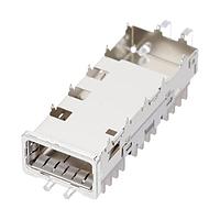 AMP Connectors - TE Connectivity 2170112-2 ກາງປະກອບ Cage Assy SAN Hsink QSFP ຢູ່ຫຼັງ Bezel