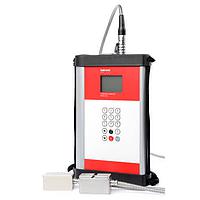 Katronic KATflow 230 ເຄື່ອງວັດແທກກະແສ ultrasonic ຢືດຢຸ່ນ (10 mm~6,500 mm; 0.01~25 m/s; With crush-proof transport case IP 67, power adapter/battery charging unit, measuring tape)