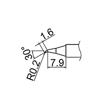 HAKKO T12-JS02 ເຄັດລັບ Soldering