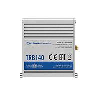 Teltonika TRB140103000 ເກດໄວ້ 4G CAT4 Gateway, 1 ພອດ ethernet, 1 SIM, Micro USB. ເຂດພື້ນທີ່: ອາເມລິກາໃຕ້, ອອສເຕຣເລຍ, ນິວຊີແລນ, ໄຕຫວານ, ມາເລເຊຍ. ໜ່ວຍຈັດຫາພະລັງງານຢູໂຣບ