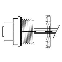 Molex 1200705199 ຕົວເຊື່ອມມິດຕຣິກວົງກົມ MIC 3P F/FR 2M 1/2NPT #22 PVC
