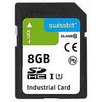 Swissbit SFSD008GL2AM1TO-E-5E-22P-STD ບັດ SD ອຸດສາຫະກຳ SD Card, S-56, 8 GB, 3D PSLC Flash, -25C ຫາ +85C
