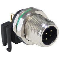 Bulgin PXMBNI12RAM08APCM12 ມຸມຂວາ M12 A-coding 8 ຂາຍຊາຍ R/A ຕິດຕັ້ງ