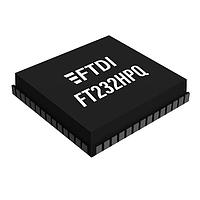 FTDI Chip FT232HPQ-TRAY ສະຂອງສະກັບ, USB ເປັນ UART/FIFO USB Bridge Type-C 3.0 32-Bit 8kB 48kB
