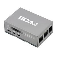 EDATEC ED-Pi5Case-EXT ກ້ອງເຫຼັກ Metal Case ສໍາລັບ Raspberry Pi 5 + Raspberry Pi M.2 HAT+