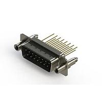 EDAC 627-M15-323-LT6 ຕົວເຊື່ອມ D-Sub - ຕົວເຊື່ອມ D-Sub ຄວາມໜາ້ຄວາມຖືກມາດຕະຖານ ແບບຕັ້ງຕົວແບບຕັດກະເປົາ