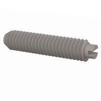 Essentra Components 010264S037 ຊຸດສະກຣູ Set Screw, ຫົວສະກຣູປະເລີດ Slotted Head, ການດັບສາຍ #2-64 Thread, ຄວາມຍາວ 3/8 Lg