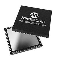 Microchip Technology PIC32CM2532JH01064-E/5LX ARM Microcontrollers - MCU QFN 64, 256 KB Flash, 32 KB SRAM, 8 KB Flash RWW, CAN, 125 Temp, ສີຂຽວ, ຖານວາງ