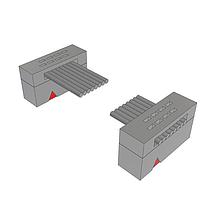 Samtec FFSD-04-D-06.00-01 ປະຕູສ່ອງ IDC ສາຍສະເພາະ .050" Low Profile Tiger Eye(TM) ການປະກອບສາຍສະເພາະ IDC Ribbon