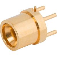 Amphenol SV Microwave 3211-40139 ຕົວເຊື່ອມ PCB SMPM ຊາຍ PCB Thru-Hole Connector, R/A, FD