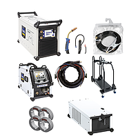 GYS PACK NEOPULSE 400 G W7 ຊຸດເຄື່ອງເຊື່ອມ MMA, TIG, MIG/MAG (3ph; 400V; 10-400A; Earth cable 400A)