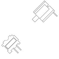 VCC CMR01Y ຕົວບອກກະບອດວິດຕະພາບ LED ເຫຼືອງ ກາງແສງກົງມຸມຂວາ