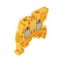 Entrelec - TE Connectivity ZS10-YL ບລັອກຂໍ້ຕໍ່ Feed Through Terminal Block Pow SNK Screw