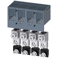 SIEMENS 3VA93740JC24 ຕົວເຊື່ອມສາຍສາຍສາຍ BRKR 3VA5/6 400A 4P LUG W/TAP CVR 1W 2W