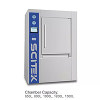 Scitek ST-BA1000PV Horizontal Pulse Vacuum Sterilizer with Motor Hinge Door (1000L)
