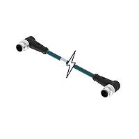 Molex 1201080169 ເສັ້ນສາຍອາເຊນເຊີ / ເສັ້ນສາຍອັກຕູເວີ MIC 4P M/MP 90/90 D-CODED 3M TPE