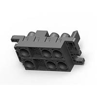 AMP Connectors - TE Connectivity 2212292-1 ຕໍ່ຕໍ່ພະລັງງານຫນັກ FORGE, ASSY SCKT 0#0 -6#4-0#8-0#12-2#22