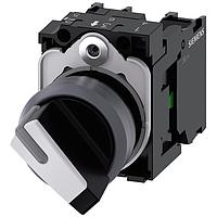 SIEMENS A6X30143347 ສະຫນັບສະຫນູນຫຼາຍທາງ SELECTOR SWITCH. O-I. ສີດຳ. ສີຂາວ