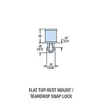 Heyco 10345F ການສະຫນັບສະຫນູນ PCB HPS-TD-05 V-0 ທຳມະຊາດ